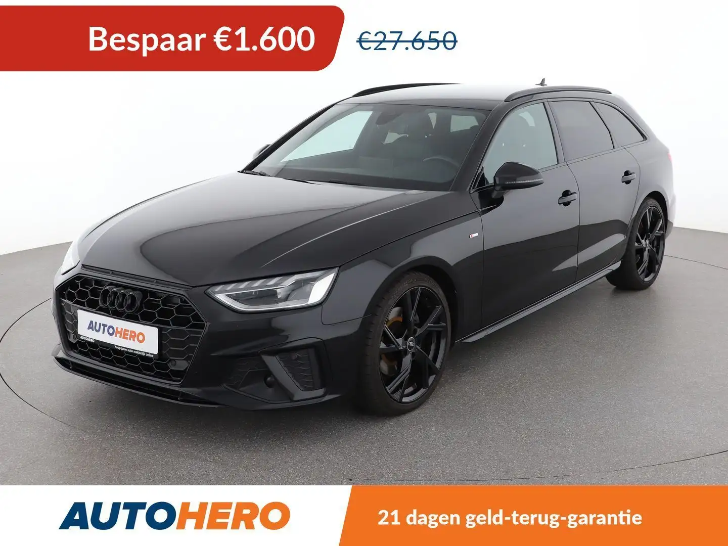 Audi A4 35 TFSI S line Zwart - 1