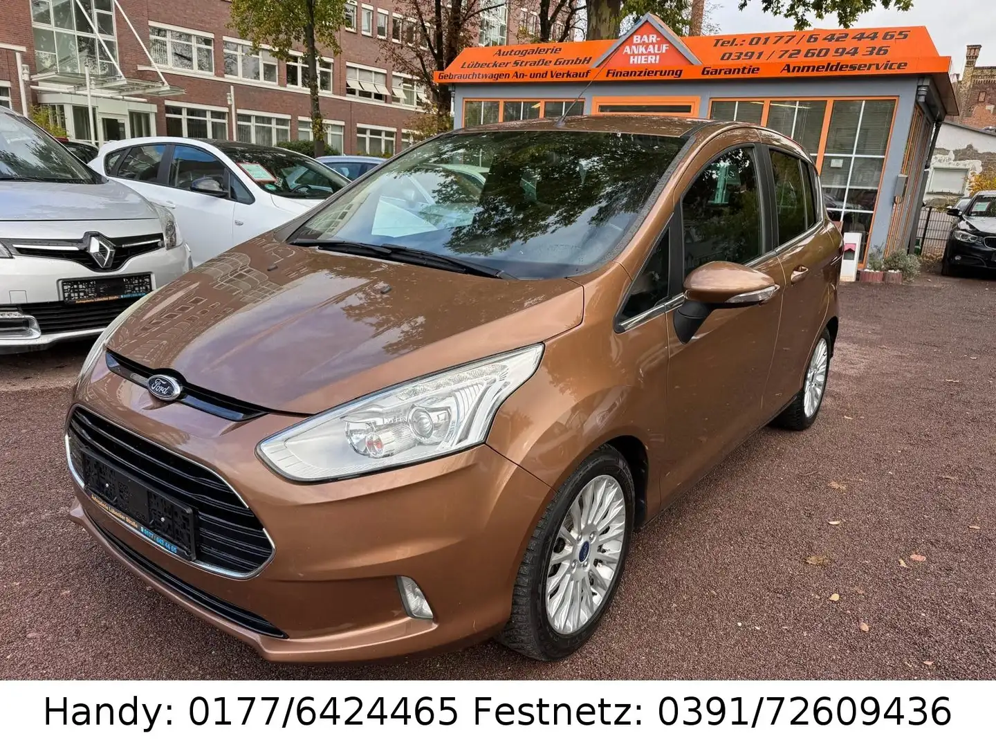 Ford B-Max 1,0 Titanium 2.HAND/KLIMA/SHZ/PDC/ALU Bruin - 1