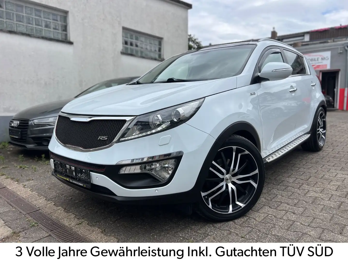 Kia Sportage SPORTAGE ATTRACT 4X4-AUTOM-NAVI-PANO-RFK-AHK-ALU Blanc - 1