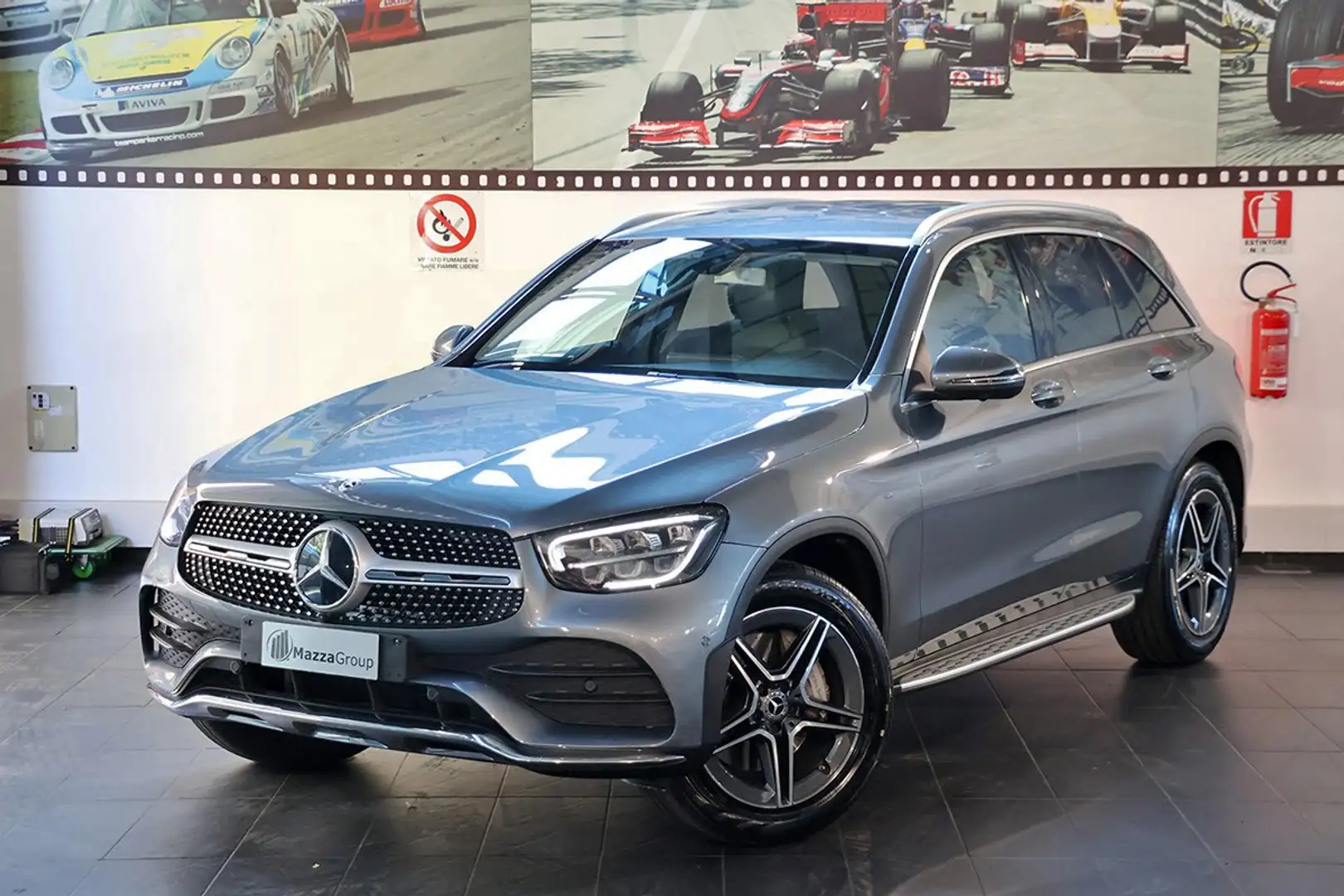 Mercedes-Benz GLC 200 d 4Matic Premium AMG -DISTRONIC/TELECAMERE 360° Gris - 1