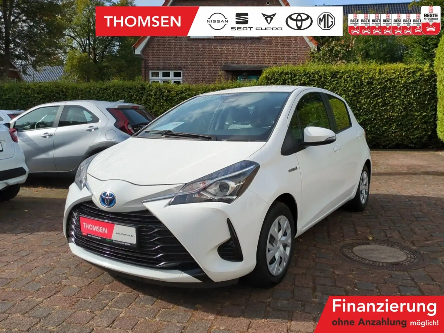 Toyota Yaris 1.5 Business Edition AUT Navi Kam. SHZ Weiß - 1