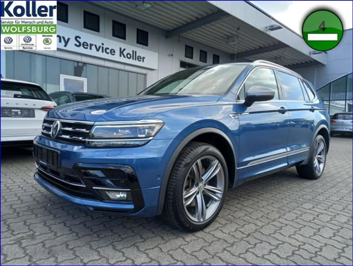 Volkswagen Tiguan Allspace 2.0 TSI DSG 4MO R-Line STDHZ Blau - 2