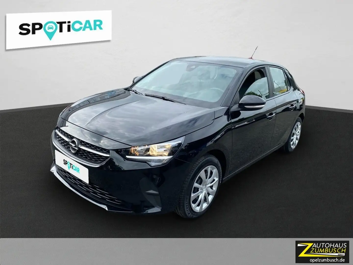 Opel Corsa F e Edition + Ladekabel-Klima-Radio-uvm... Zwart - 1