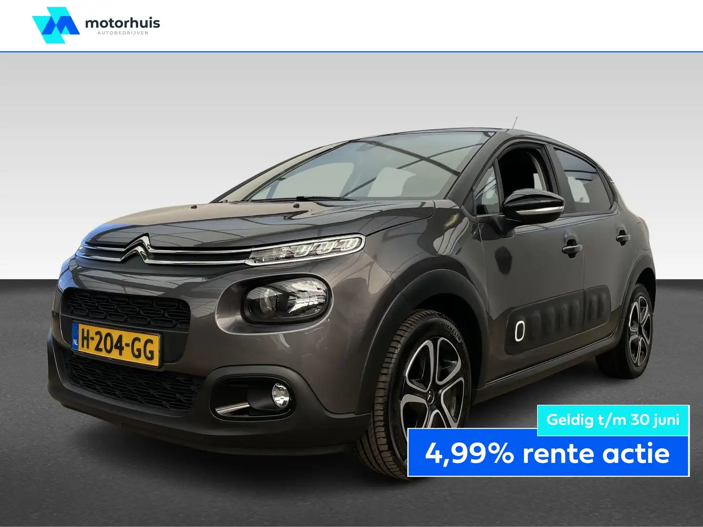 Citroen C3 1.2 PureTech 82pk Feel Edition Grijs - 1