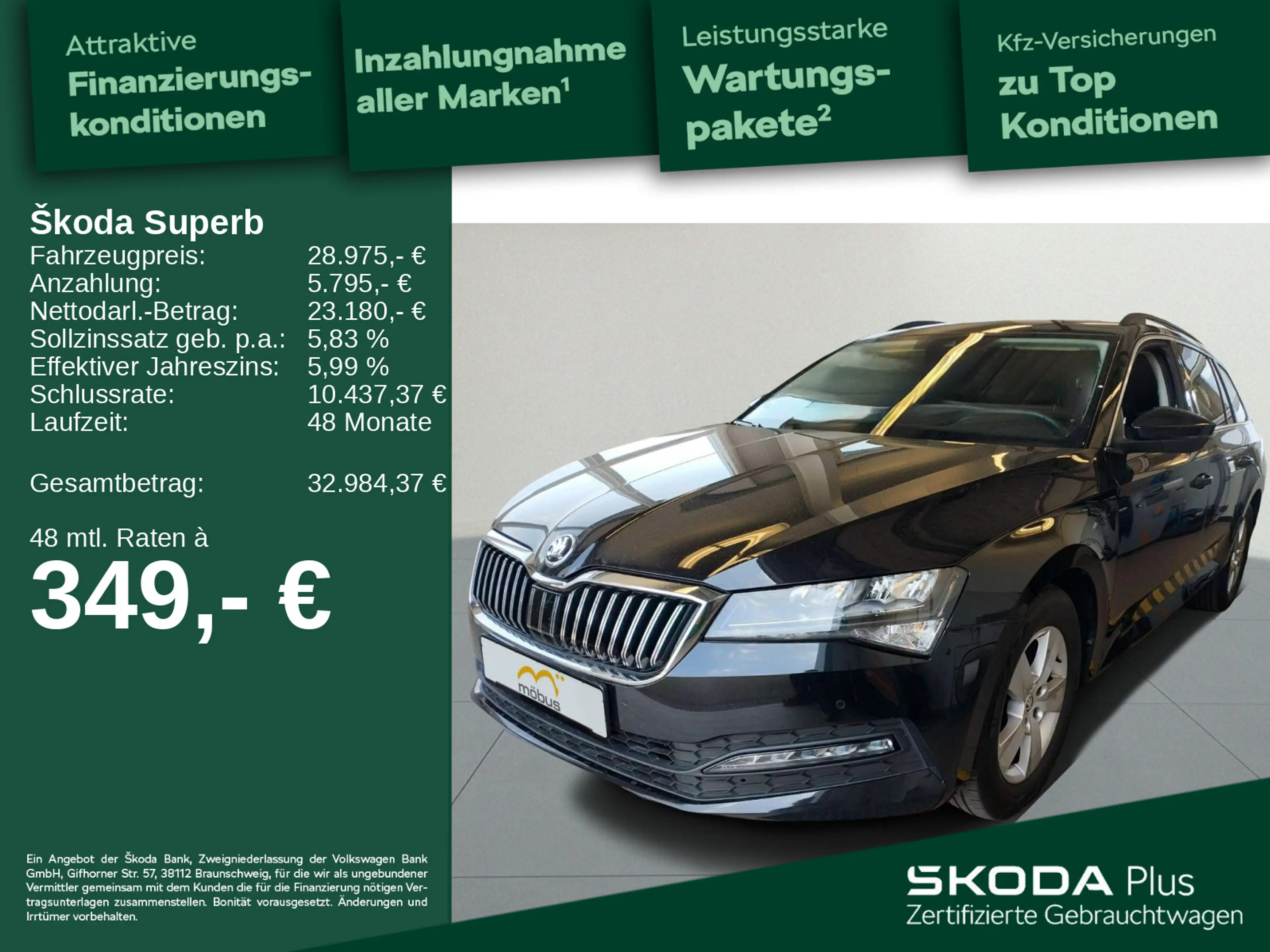 Skoda Superb Combi 2.0 TDI Ambition DSG*NAV*RFK*LED*AC — photo 2