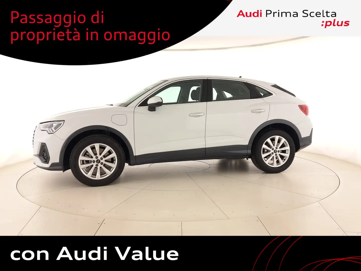 Audi Q3 sportback 45 1.4 tfsi e business plus s-tronic Bianco - 2