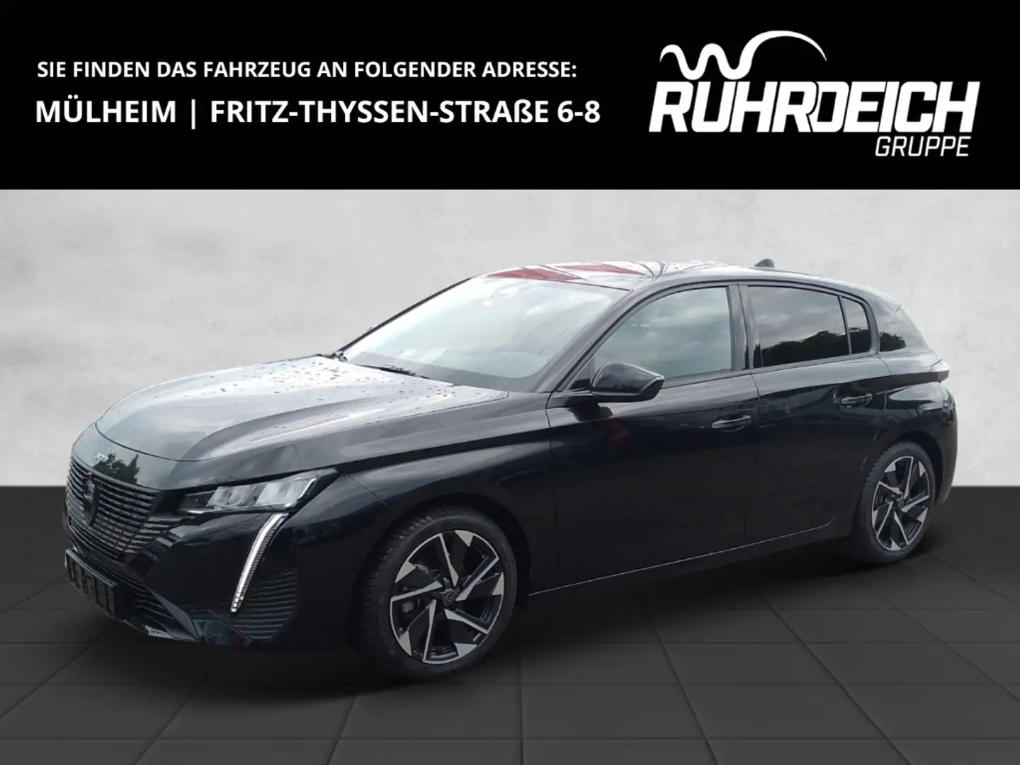 Peugeot 308 130 EAT8 Allure Pack Navi 360 Kamera LED LRH SHZ Schwarz - 1