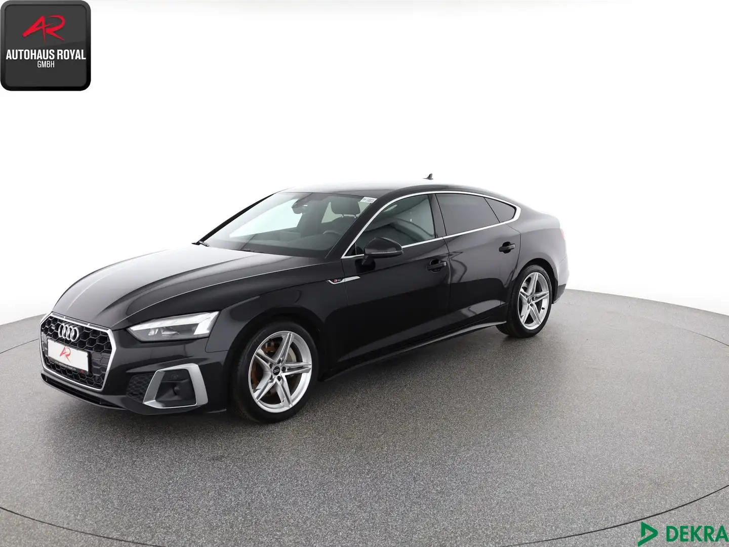 Audi A5 A5 45 TFSI qu 3x S LINE MATRIX,KEYLESSGO,1.HAND Noir - 1