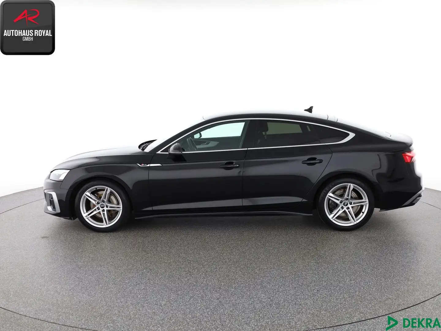 Audi A5 A5 45 TFSI qu 3x S LINE MATRIX,KEYLESSGO,1.HAND Noir - 2