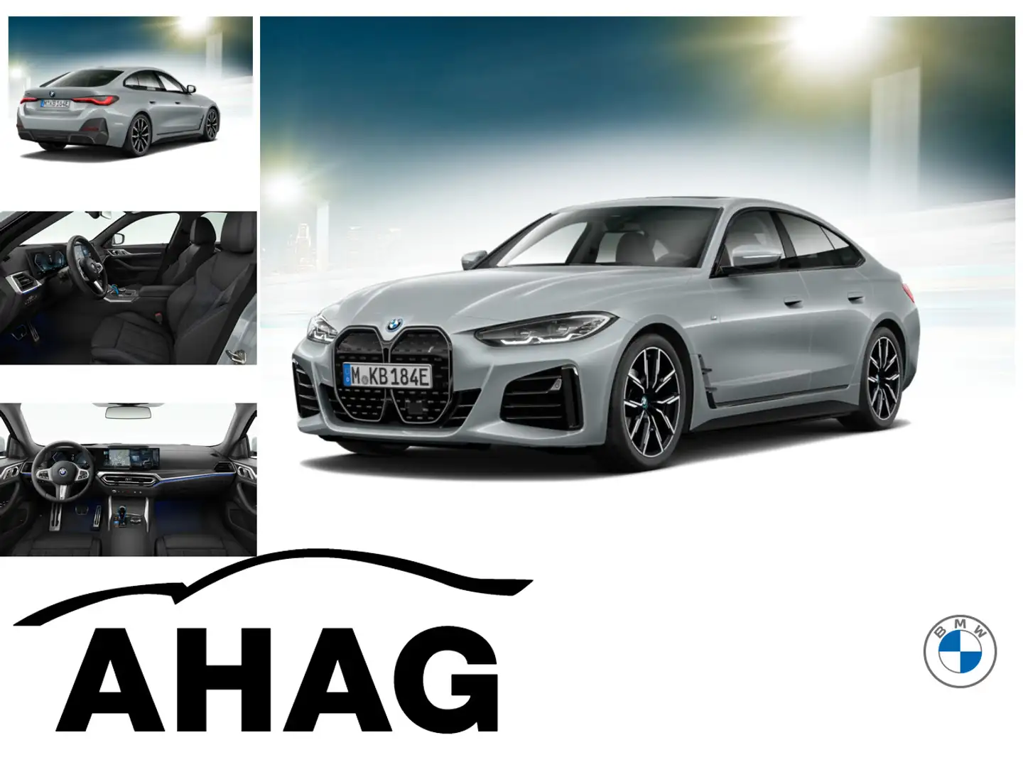 BMW i4 eDrive40 M Sport Grau - 1