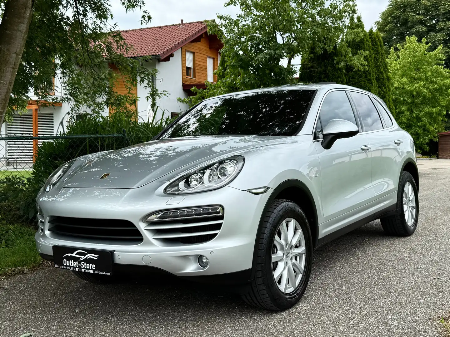 Porsche Cayenne Diesel*2.Besitz*SPUR*AHK*Panorama*Garantie*TOP* Grau - 1