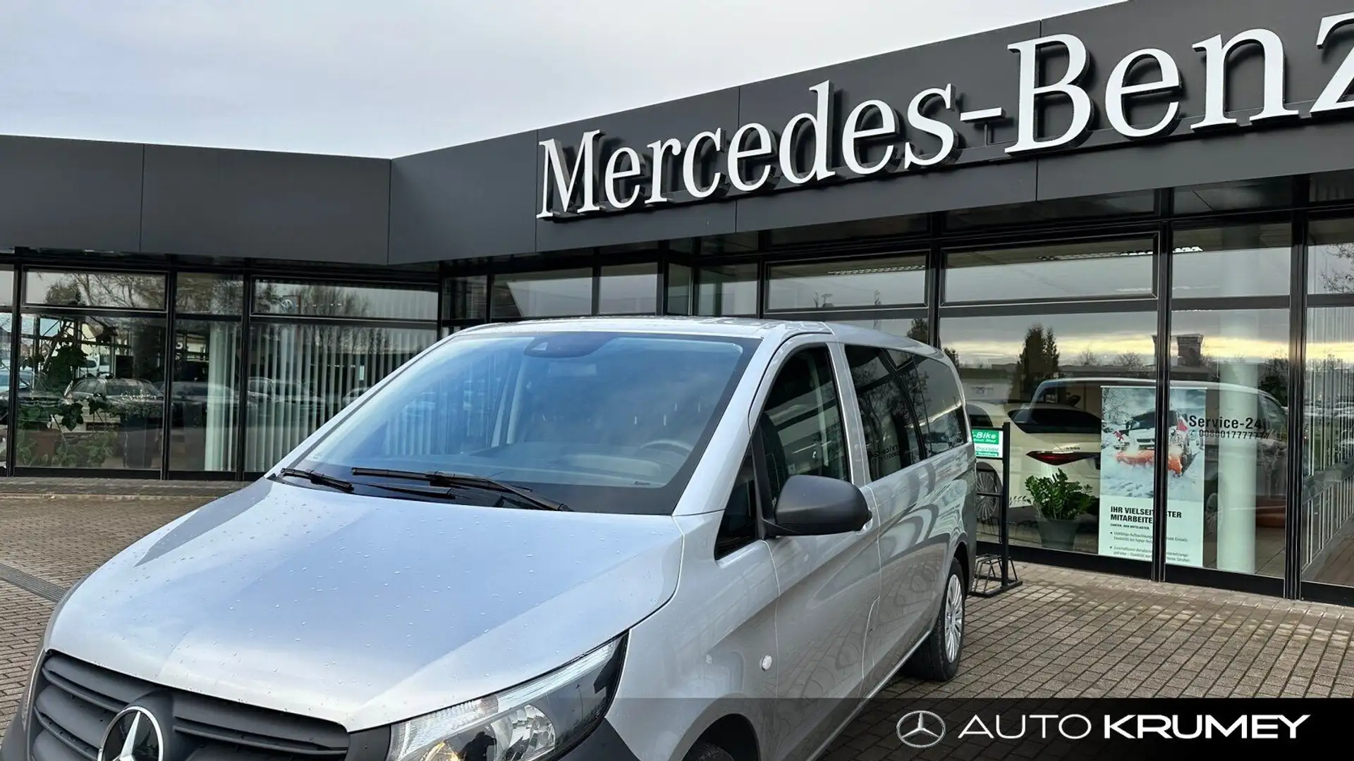 Mercedes-Benz Vito 116 CDI Lang Klima+Spurhalteas.+Totwink., Argent - 2