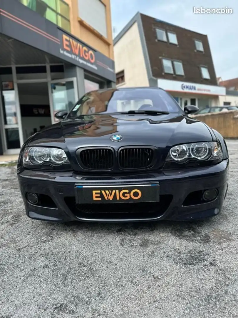 BMW M3 e46 3.2 345ch smg2 carbon schwarz entretien complet Bleu - 2