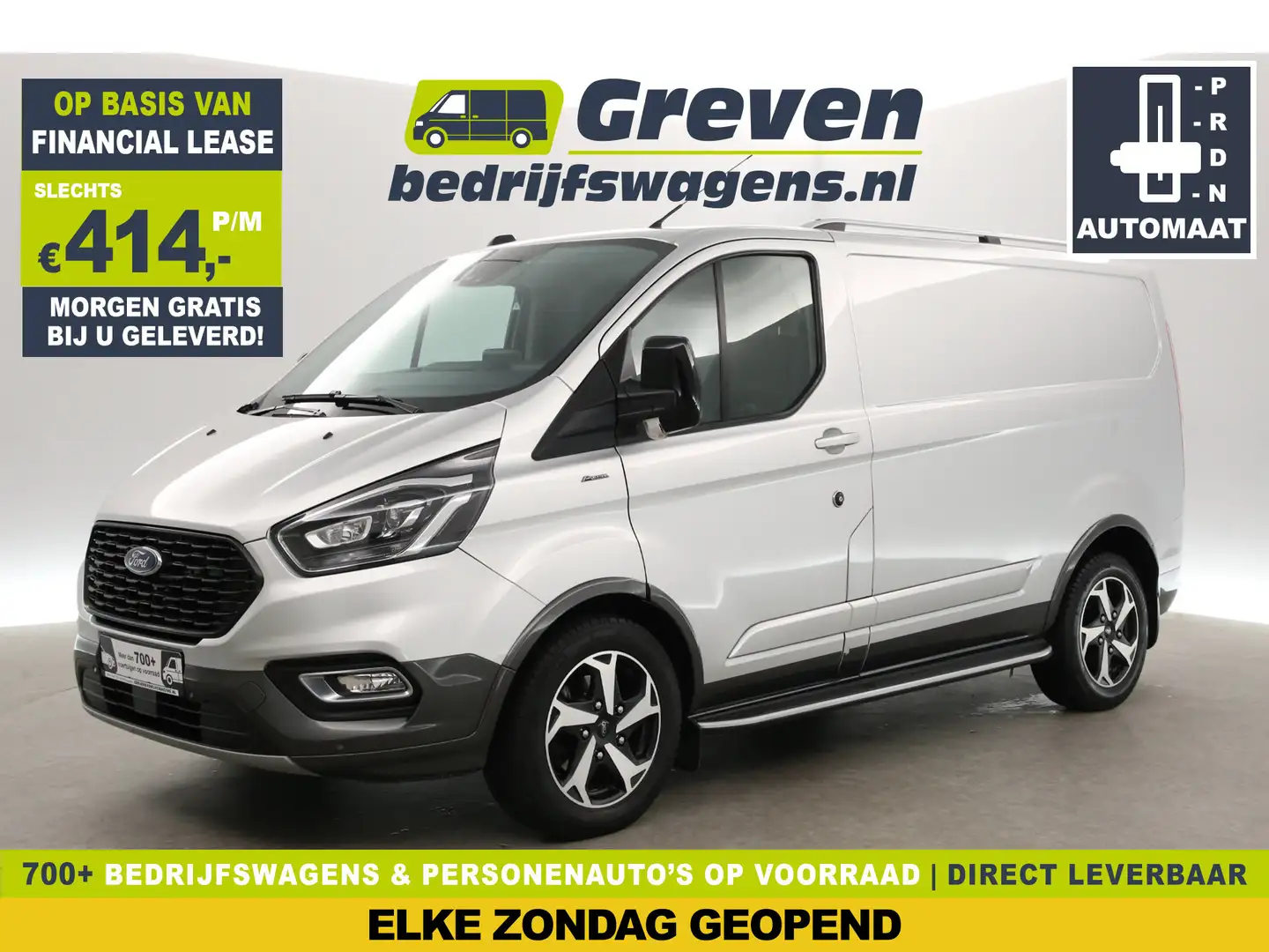 Ford Transit Custom 300 2.0 TDCI L1H1 Active Sport | Automaat | Camera Argent - 1