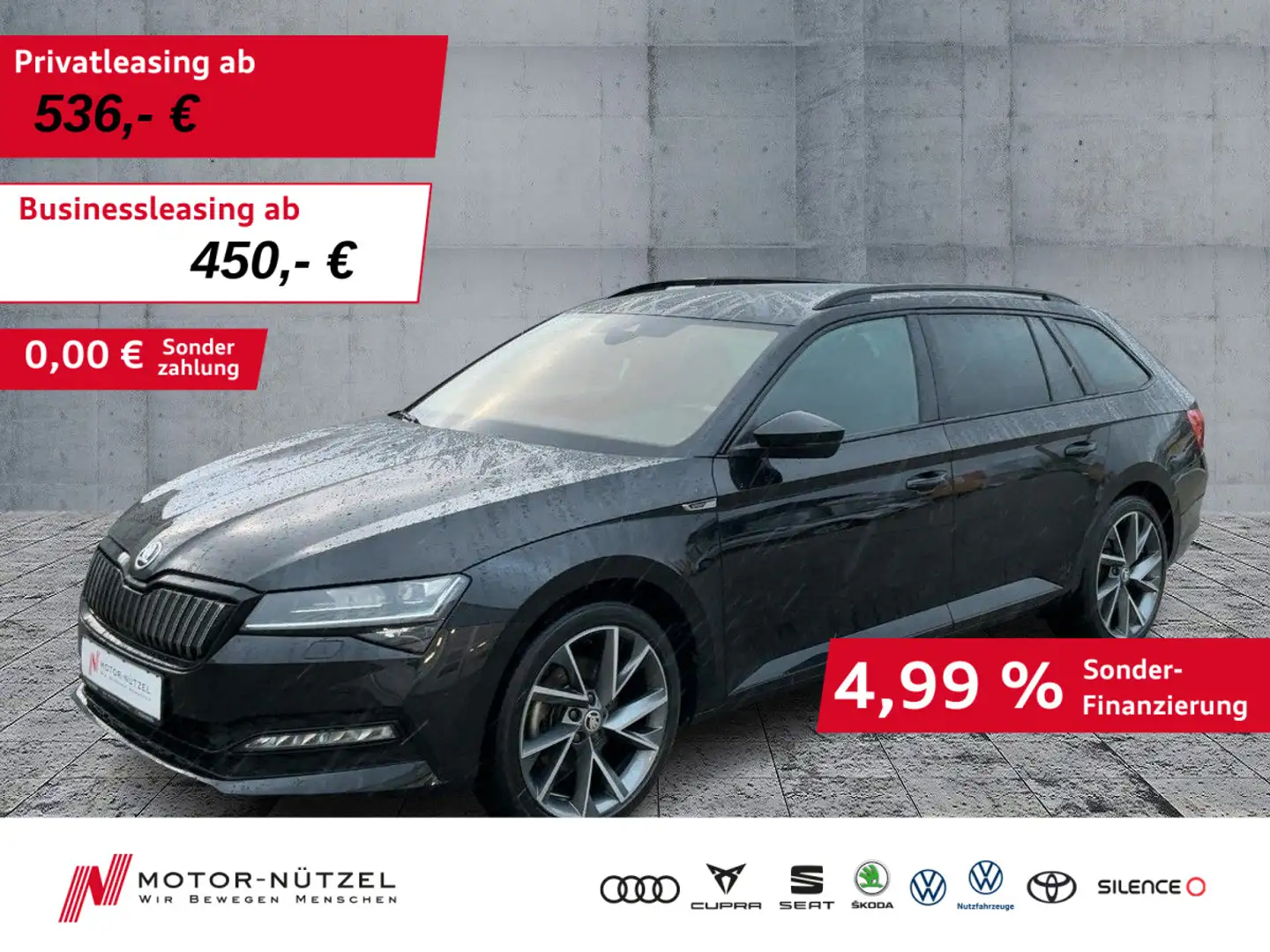 Skoda Superb Combi iV TSI SPORTLINE MATRIX+NAV+AHK+VC Nero - 1