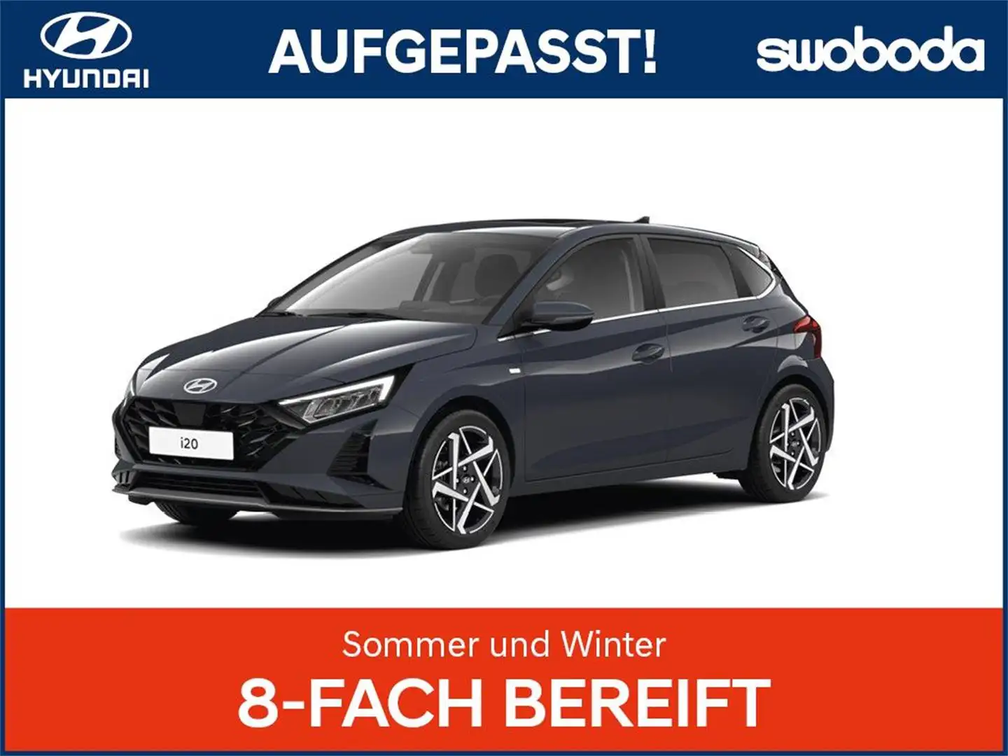 Hyundai i20 (BC3) GO 1.0 T-GDI b6bg1 Grau - 1