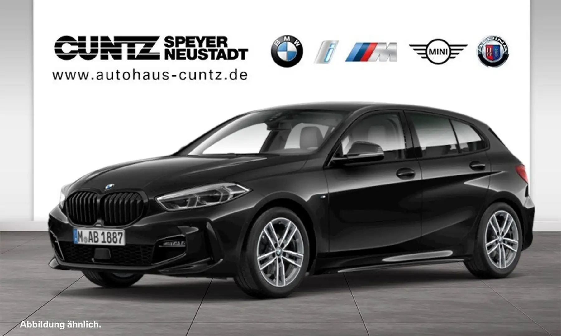 BMW 118 i Hatch M Sport DAB LED WLAN RFK Tempomat Schwarz - 2