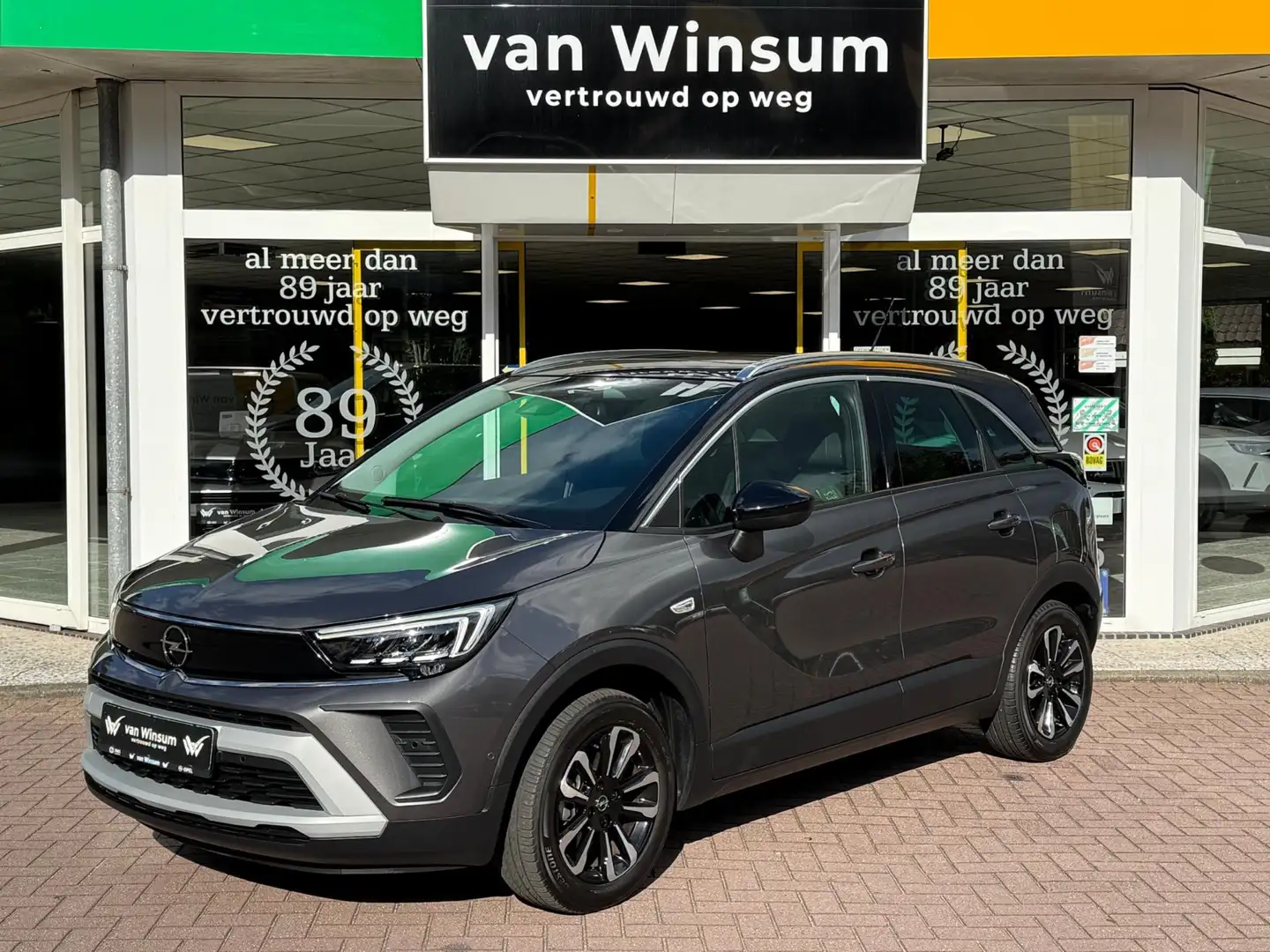Opel Crossland 1.2 Turbo Elegance | Panoramadak | Navi | Camera | Grijs - 2