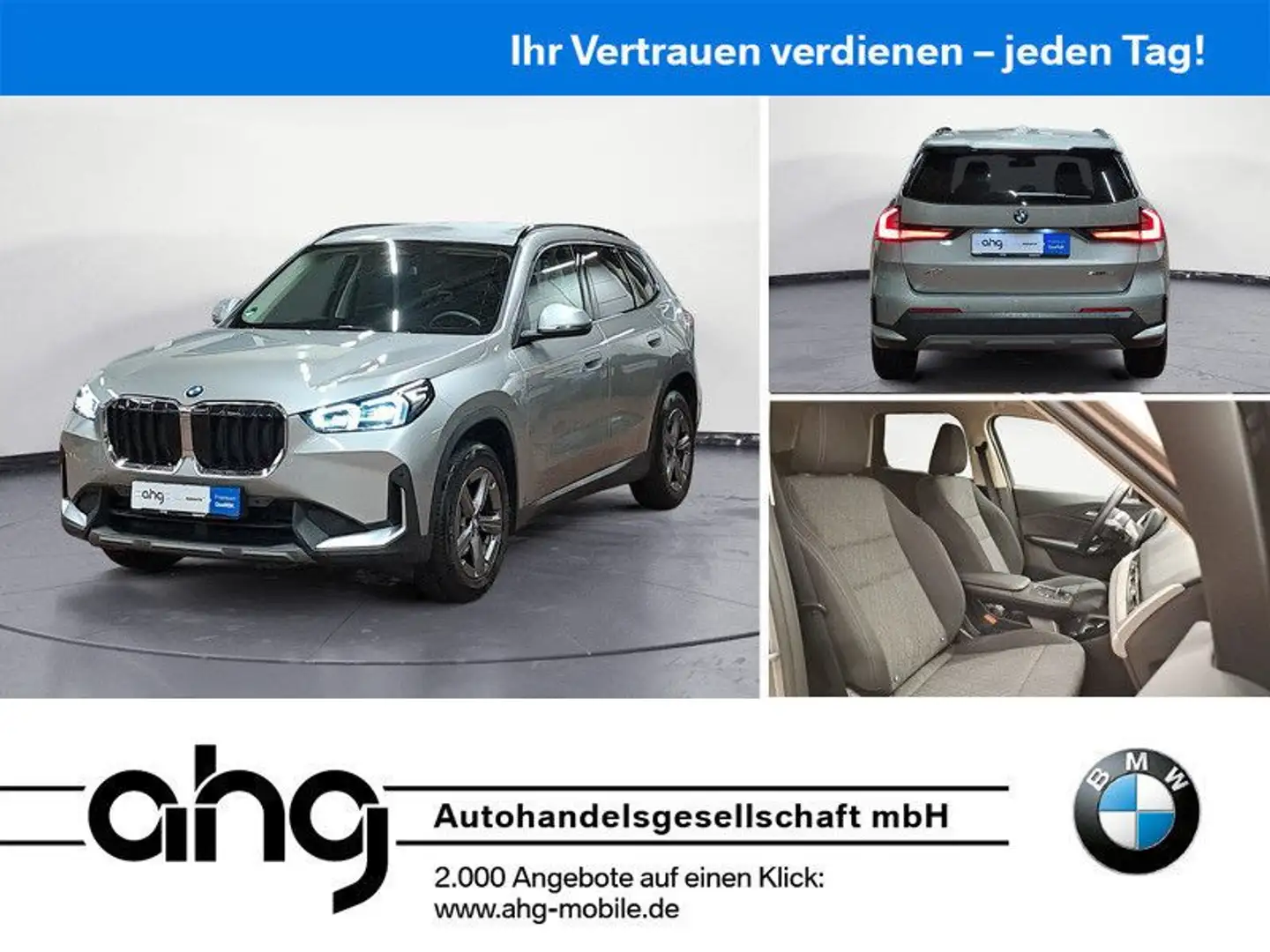 BMW X1 sDrive18i Steptronic AHK Komfortzugang Silber - 1