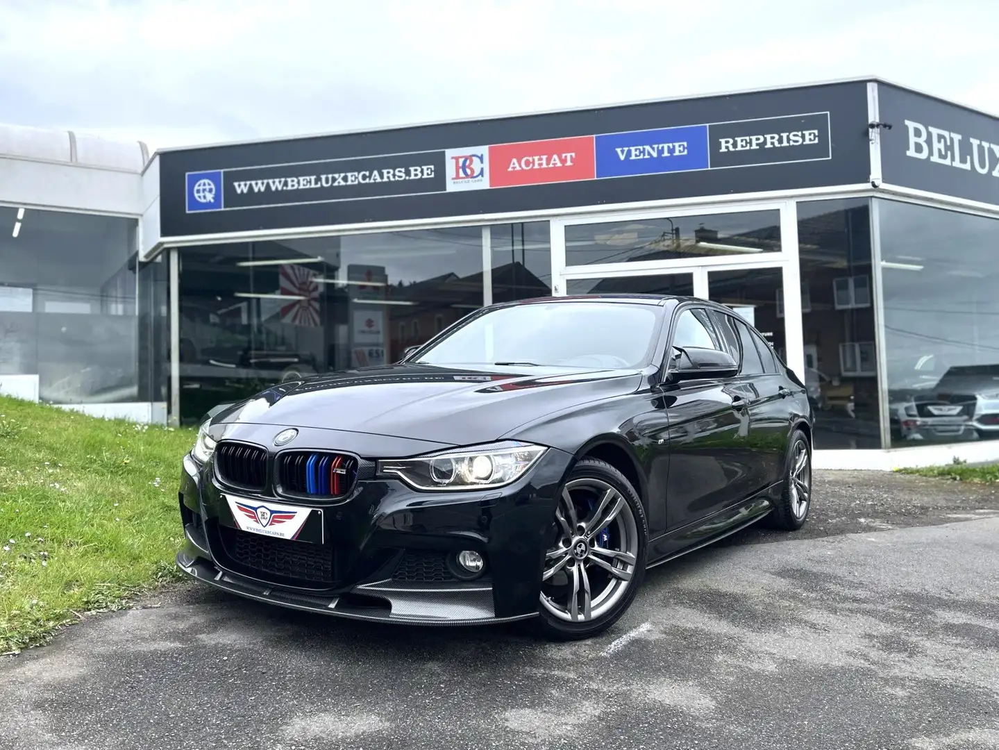BMW 316 iA*PACK-M*AUTO*CUIR*GPS*KIT-LAME*LOOK-340i*SOUND Negro - 1