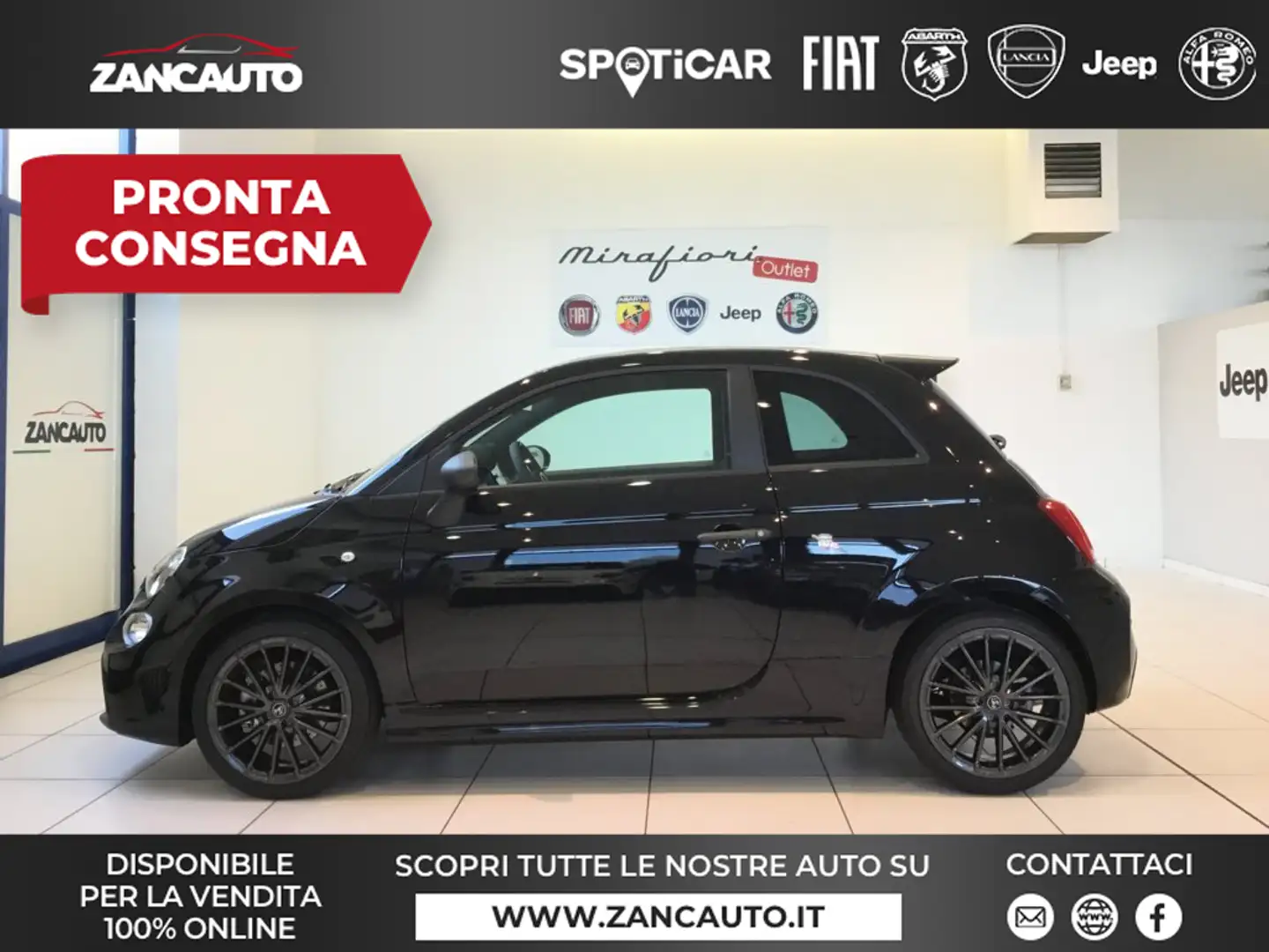 Abarth 595 1.4 Turbo T-Jet 165 CV MY24 Nero - 1