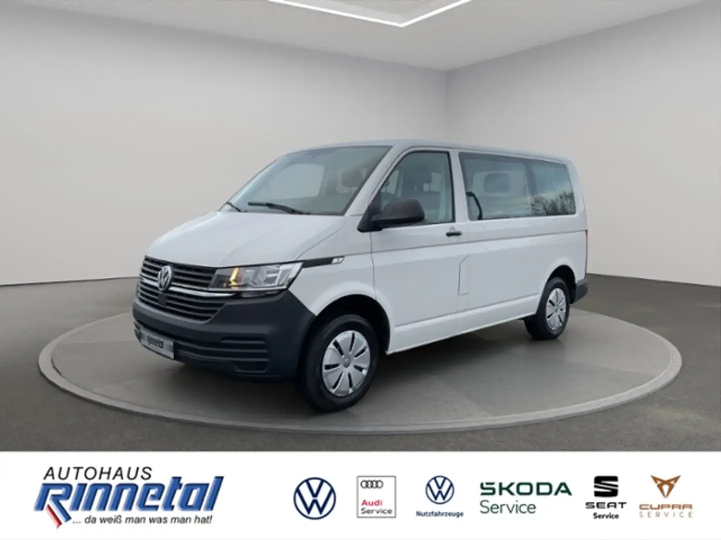 Volkswagen T6 Kombi T 6 Kombi 2.0 TDI 9 SITZE+AHK+CLIMATIK+GG 3,08T+Z Weiß - 1