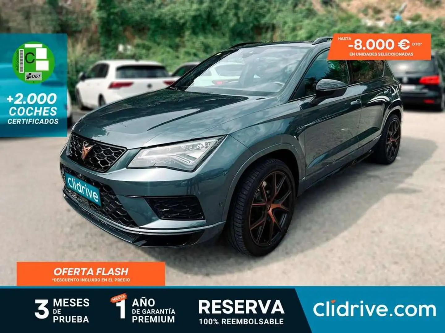 CUPRA Ateca 2.0 TSI 190 DSG 4Drive Gris - 1