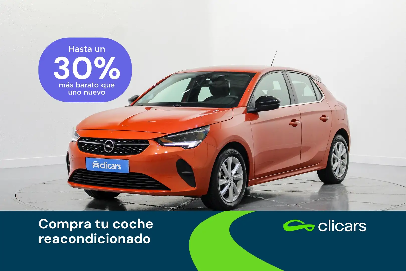 Opel Corsa 1.2T XHT S/S Elegance AT8 100 Oranje - 1