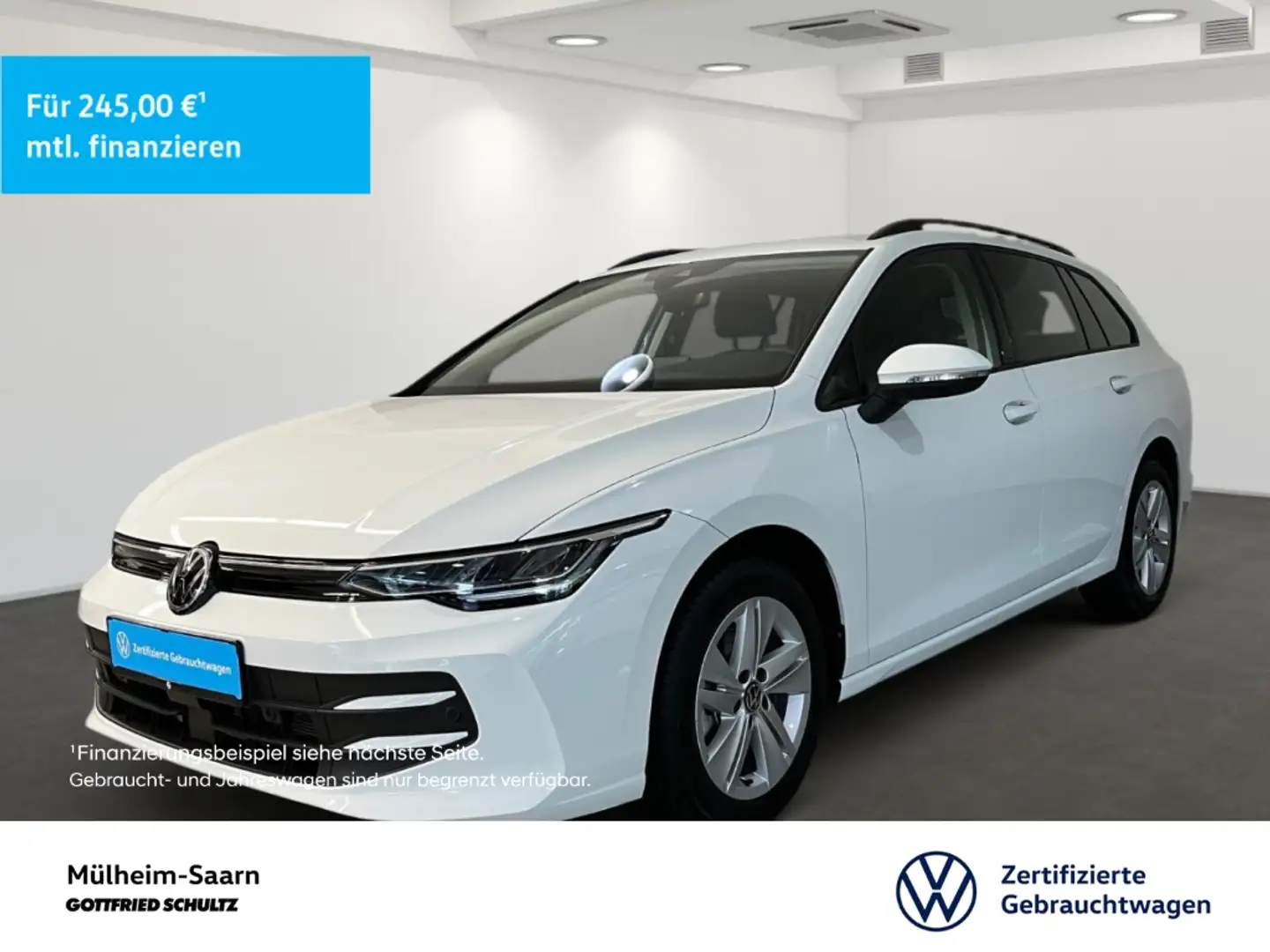 Volkswagen Golf Variant VIII 1.5 eTSI 85 kW DSG Air View APP-Connect ACC Weiß - 1