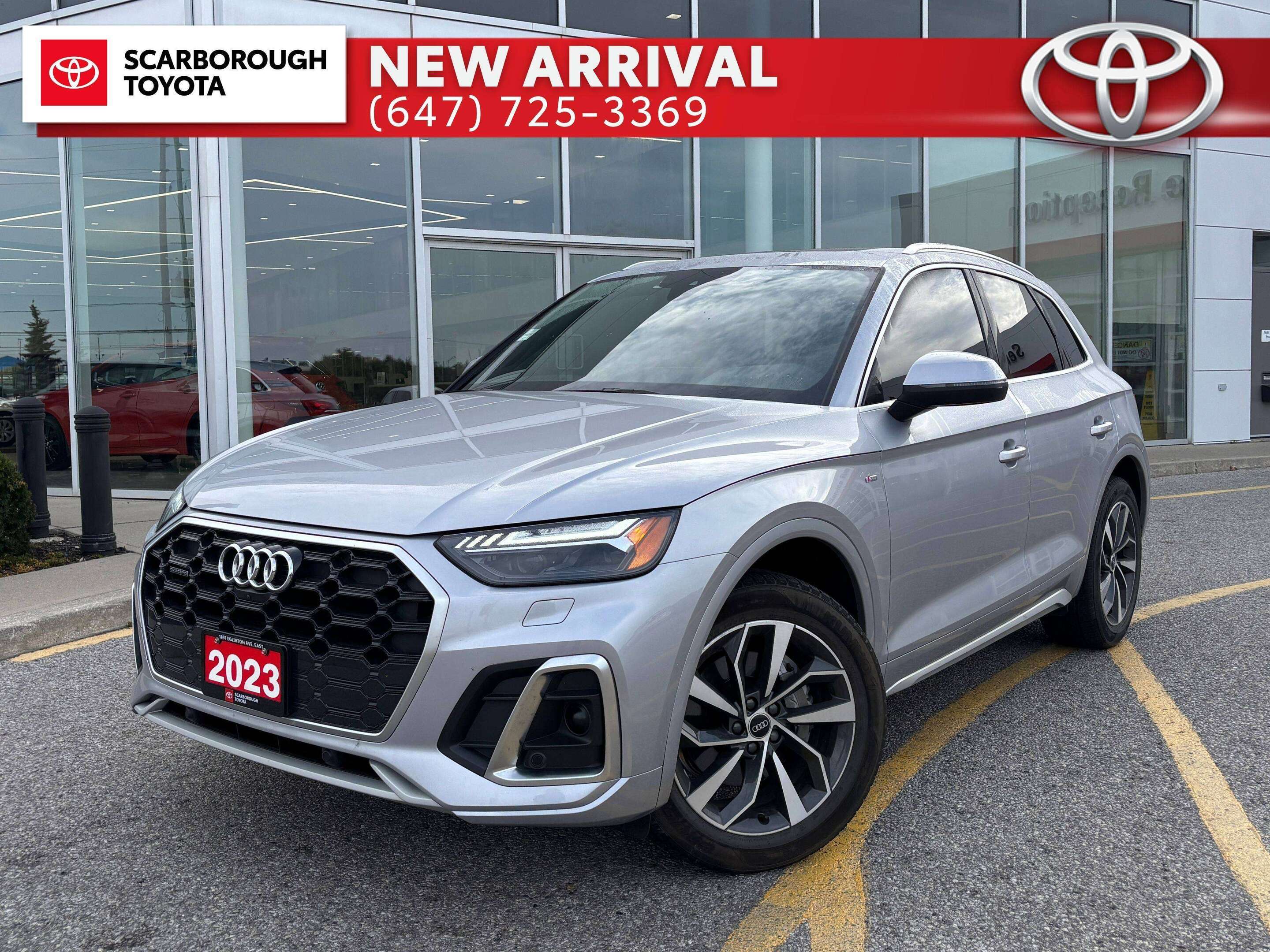 Silver 2023 Audi Q5 SUV / Crossover  7-Speed Automatic
