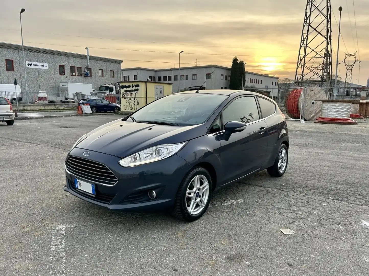 Ford Fiesta Fiesta VI 2013 3p 1.0 Titanium 80cv Grigio - 1