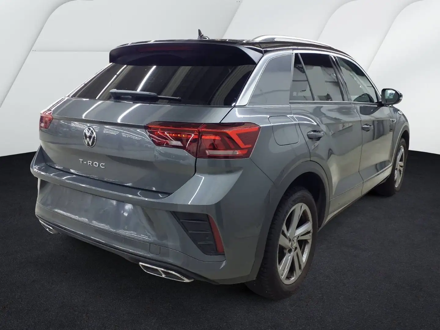 Volkswagen T-Roc R-Line 1.5 TSI DSG*NAVI*AHK*KAM*SHZ*17Zoll Grau - 2