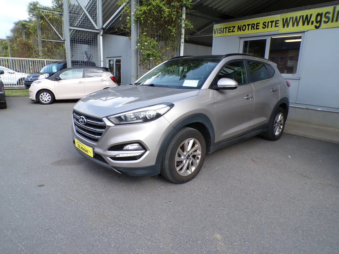 Hyundai TUCSON 1.7 CRDi 115cv beige 04/16 Airco GPS Camera Cruise Beige - 1