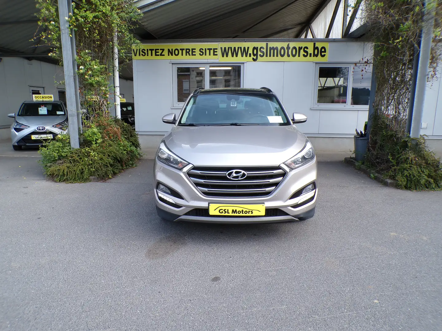 Hyundai TUCSON 1.7 CRDi 115cv beige 04/16 Airco GPS Camera Cruise Beige - 2