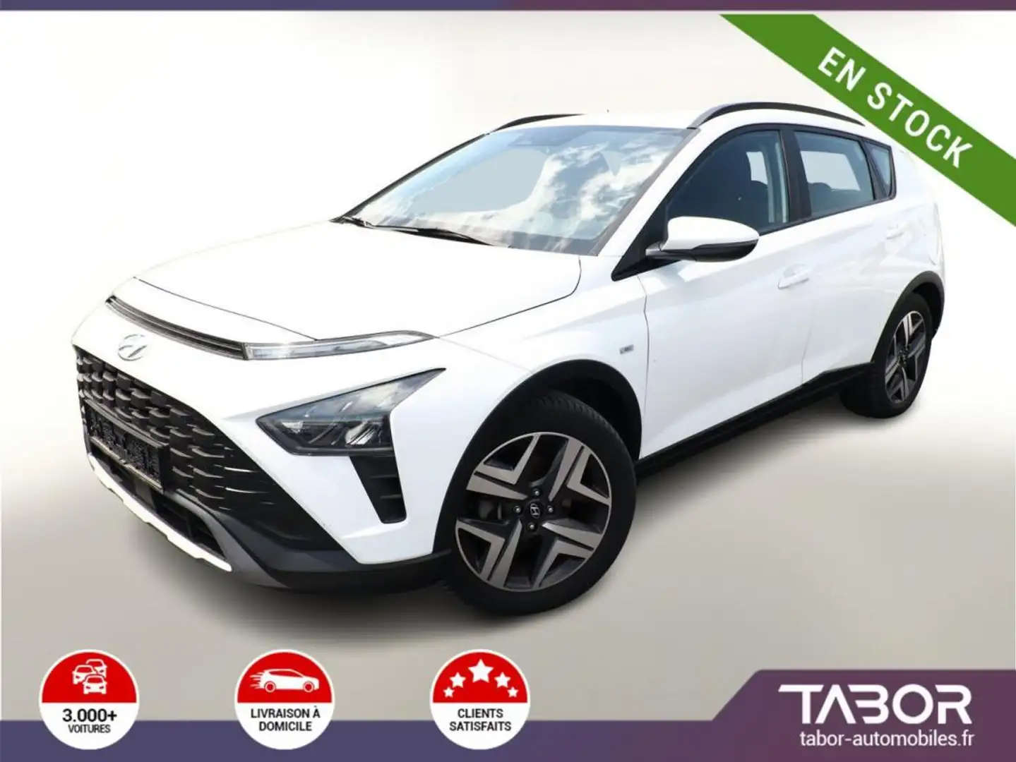 Hyundai BAYON 1.0 T-GDI 100 MHEV DCT Intro Blanc - 1
