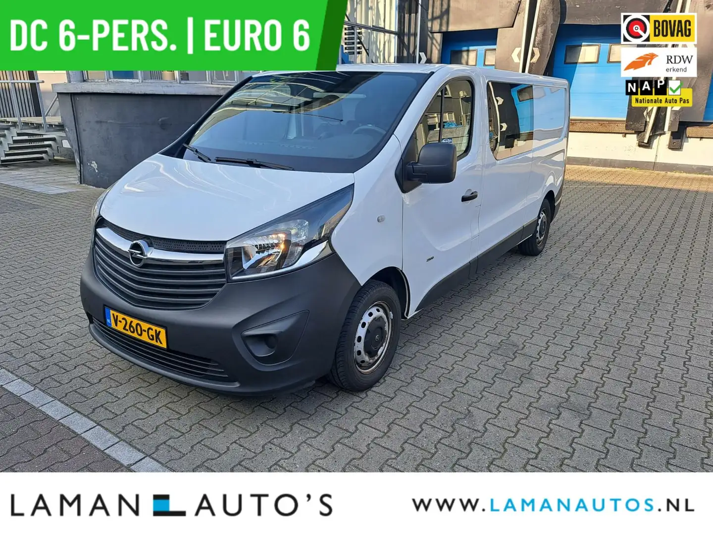 Opel Vivaro 1.6 CDTI 125 pk L2H1 DC 6-pers. Edition | Rijklaar Blanc - 1
