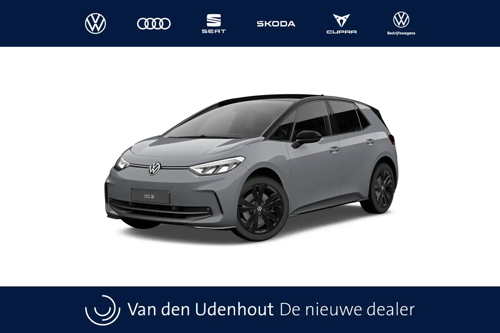 Volkswagen ID.3 52kWh 170 1AT Black Edition Automaat Grijs - 1