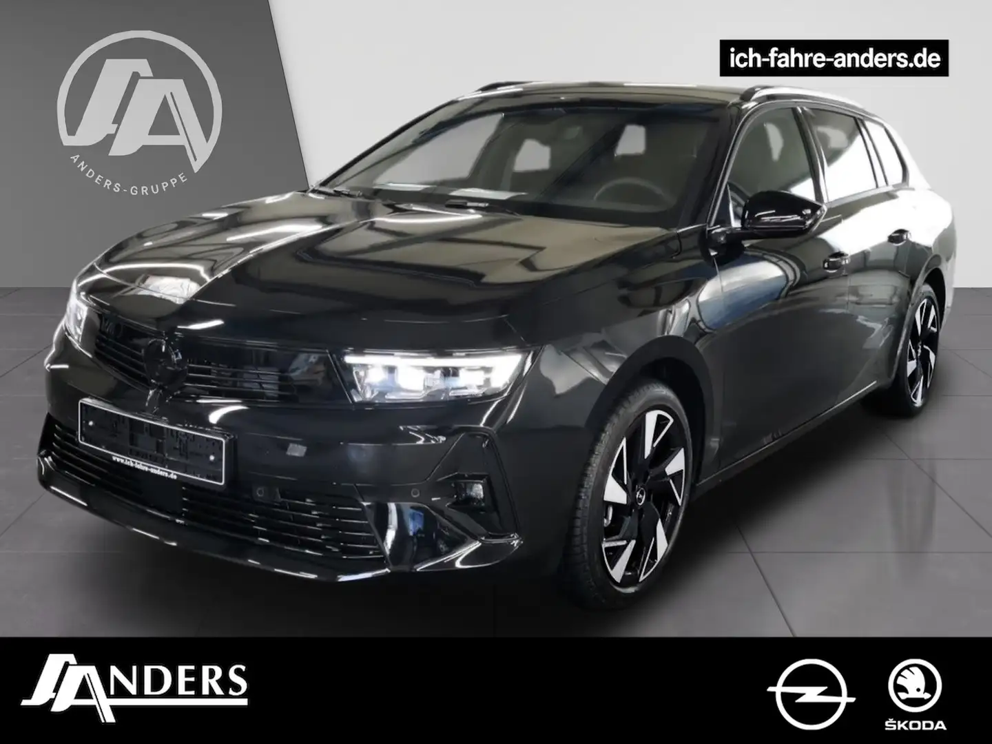 Opel Astra ST GS 1.6 +Navi+SHZ+ACC+DynLi+LM+ViCo+AUT Noir - 1