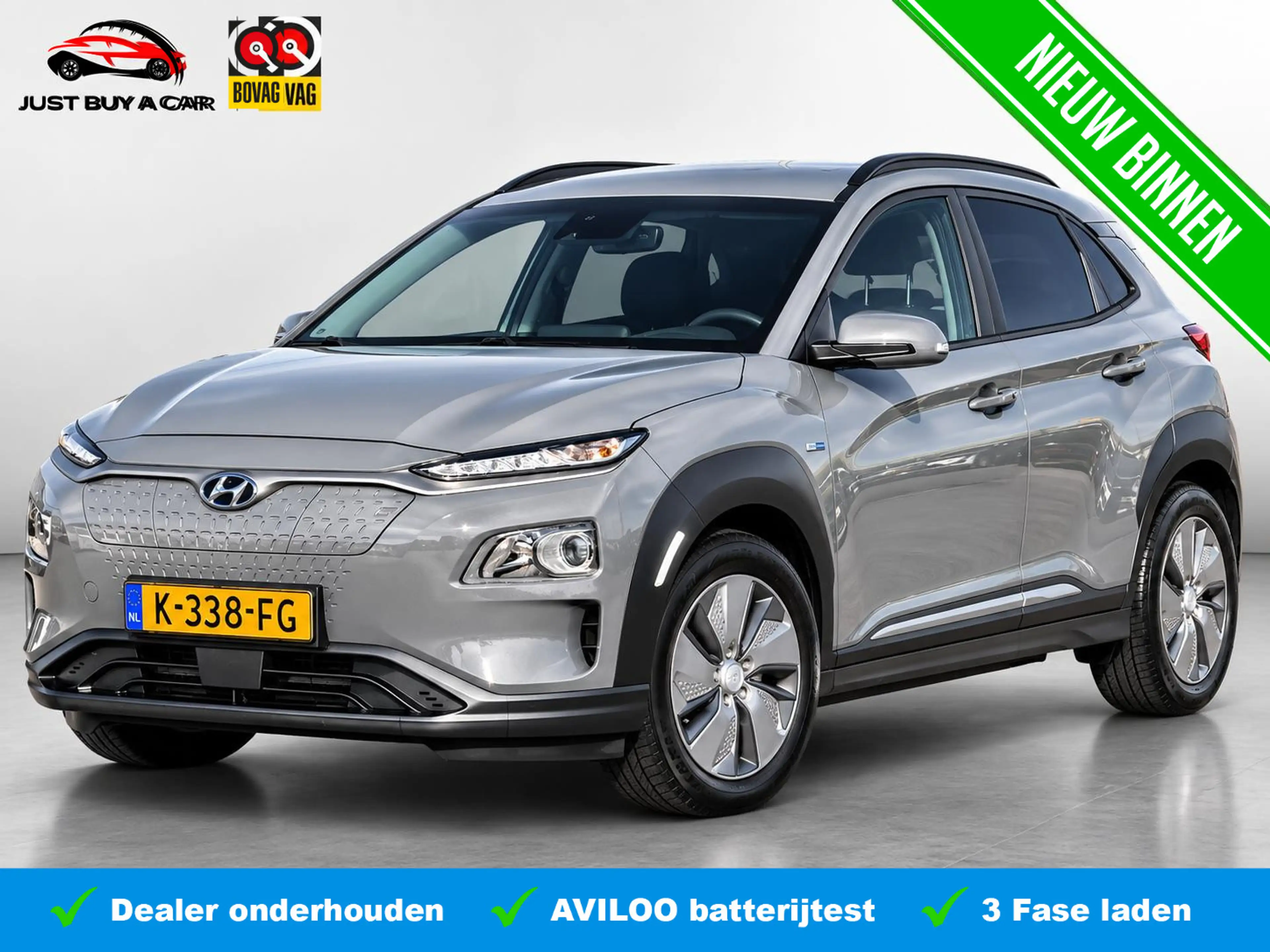 Hyundai KONA EV Fashion 39 kWh SoH 89.9% | 3 Fase | Warmtepomp