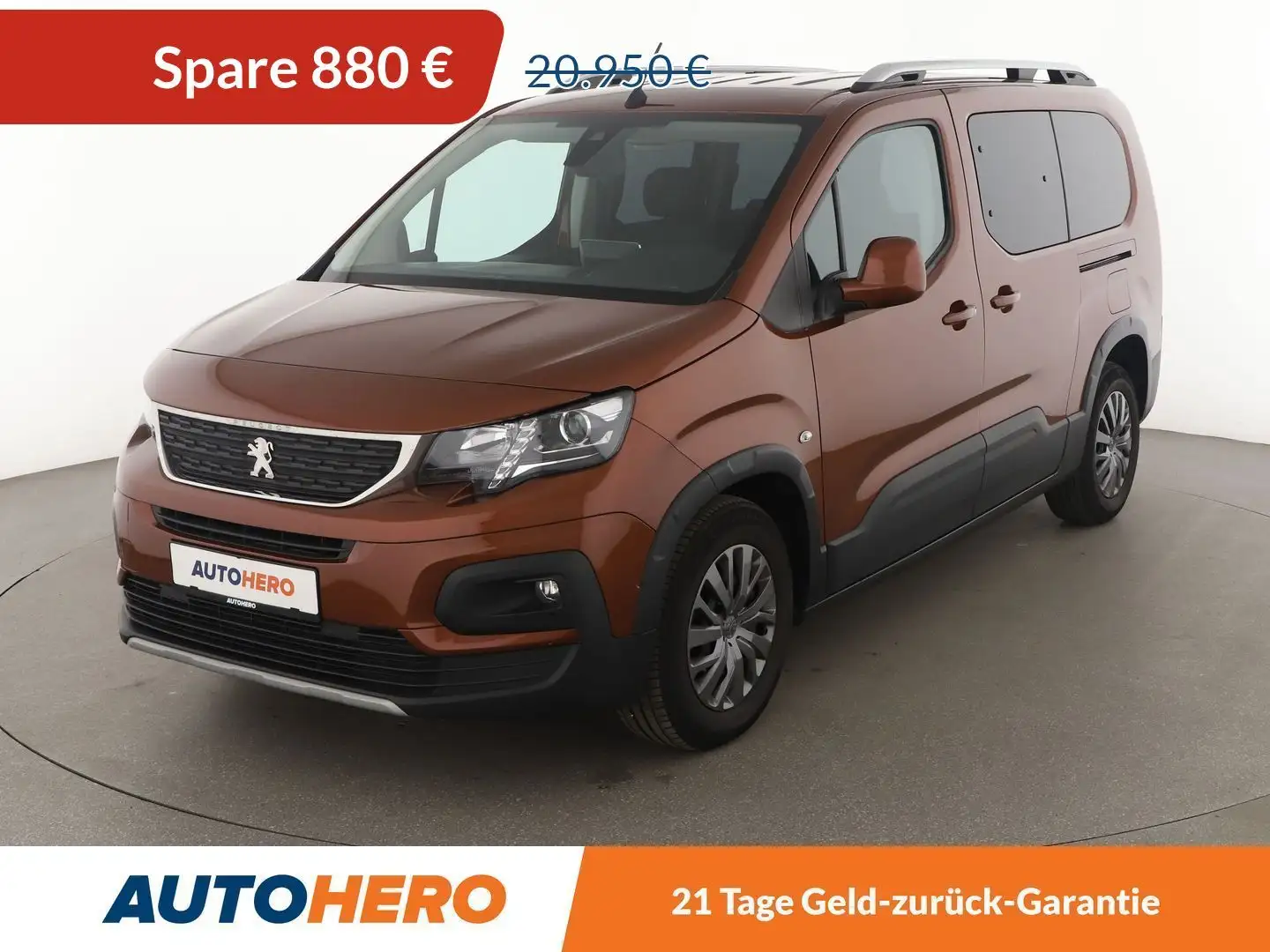 Peugeot Rifter 1.2 PureTech Allure L2 *NAVI*ACC*CAM*PDC*SHZ* Kahverengi - 1