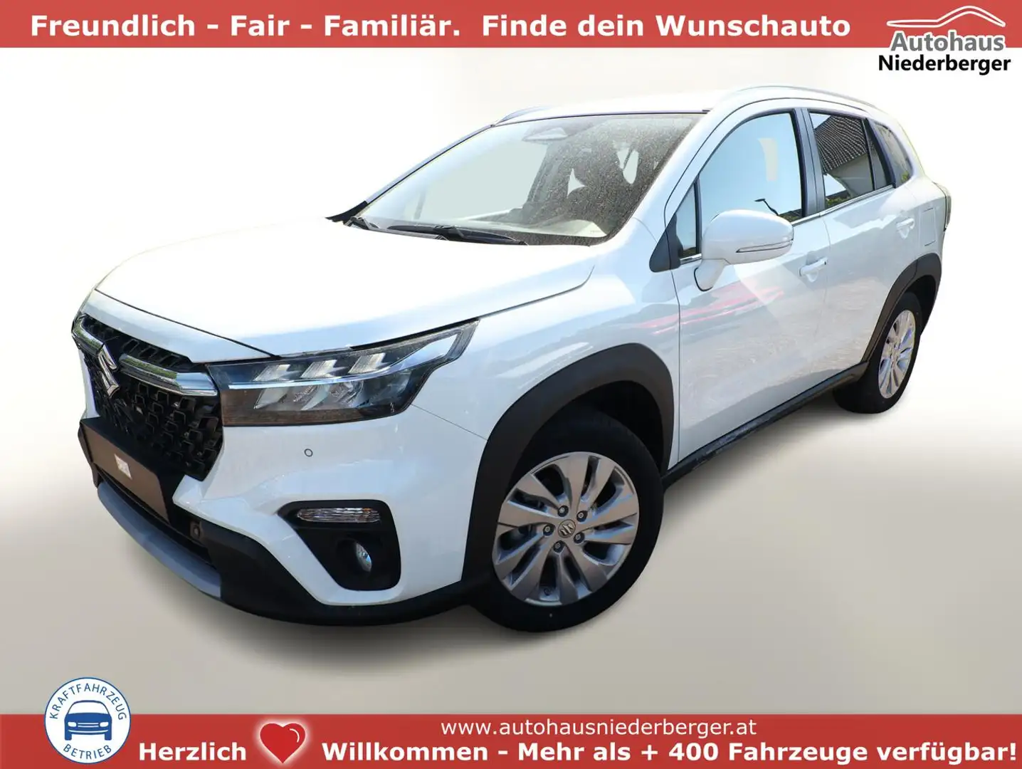 Suzuki S-Cross Comfort 1.4 MHEV Nav ACC 2xPDC SHZ TotW 81 kW (... Weiß - 1