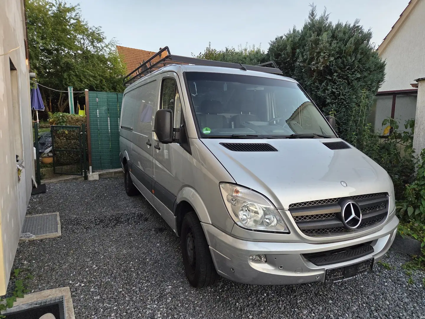 Mercedes-Benz Sprinter 316 NGT 906.633 L2 H1, Klima, Aut. CNG, Dachträger Silber - 1