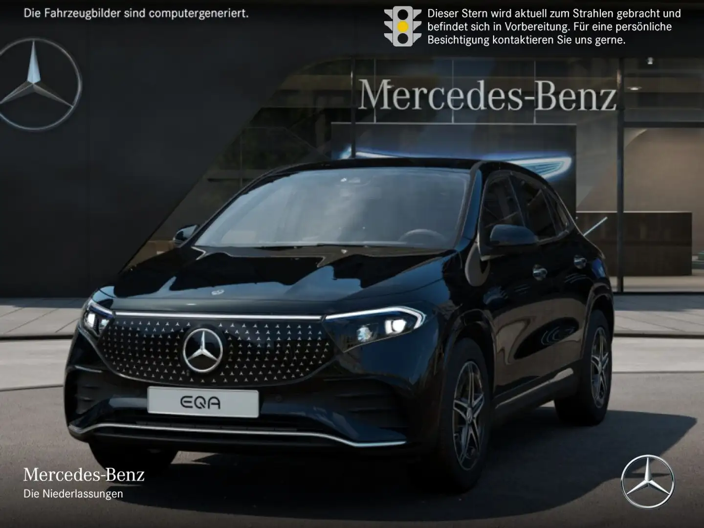 Mercedes-Benz EQA 350 4M AMG+PREMIUM+AHK+360+MEMORY+BURMESTER Negro - 2