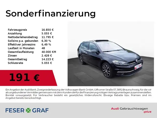 2020 Volkswagen Golf in Black for sale