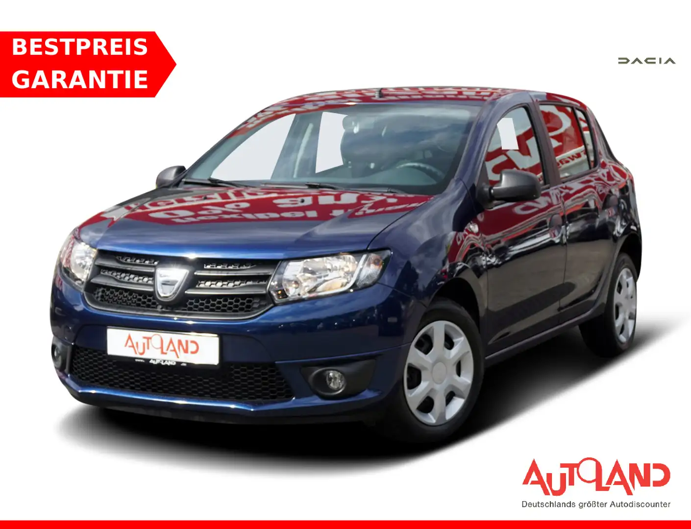 Dacia Sandero II 1.2 Ambiance Klima Bluetooth USB AUX Blau - 1