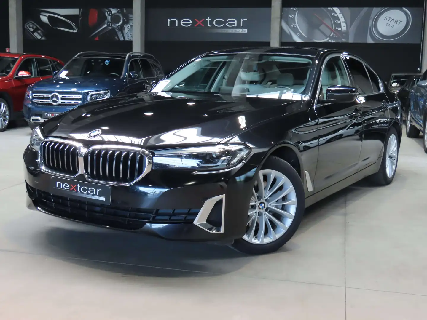 BMW 518 dA Berline Luxury LED-NAVI PRO-CUIR SPORT-DIGITAL Negru - 1