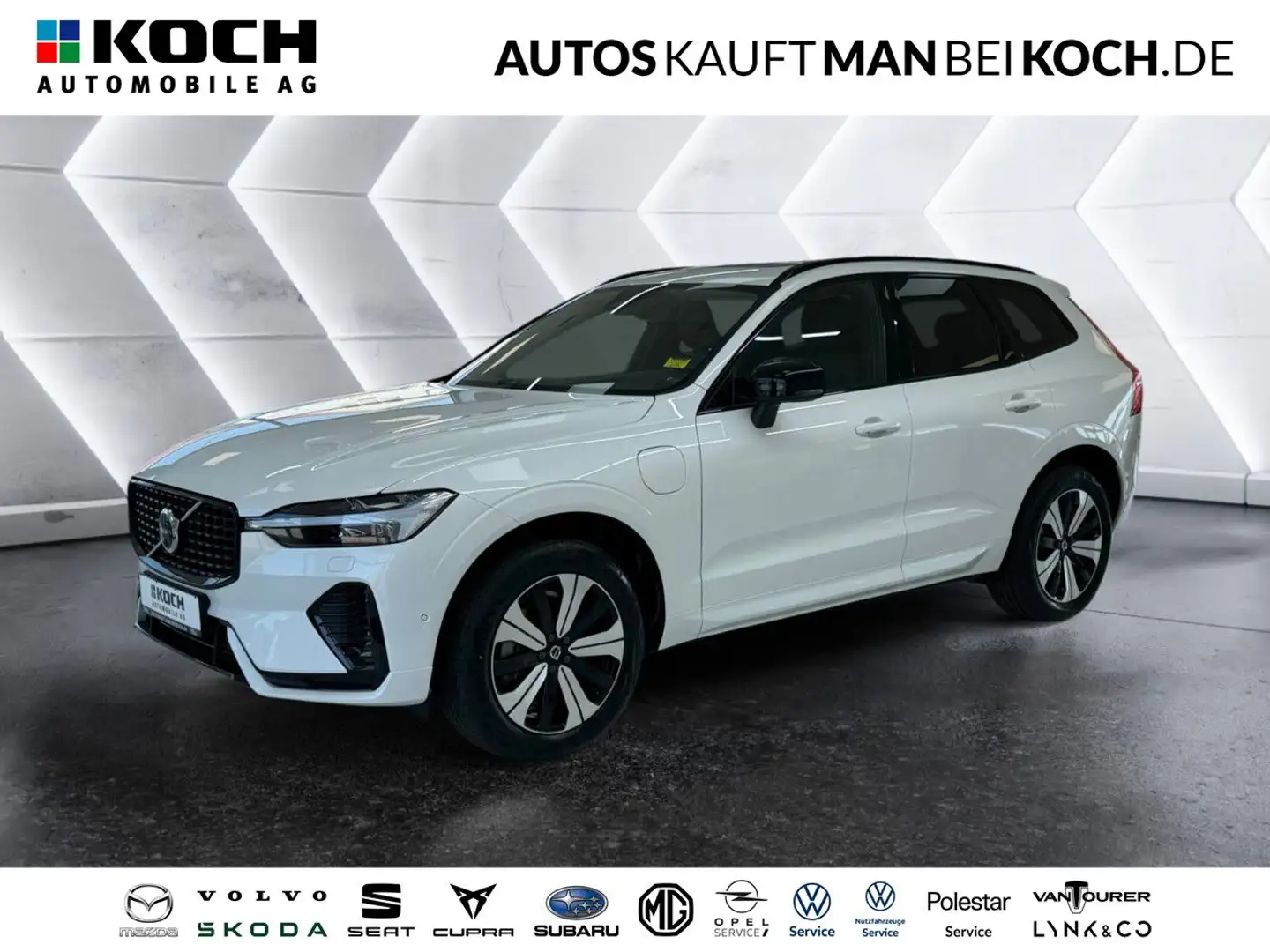 Volvo XC60 T6 Plug-In AWD Plus Dark ACC BLIS H/K 360° Bianco - 1