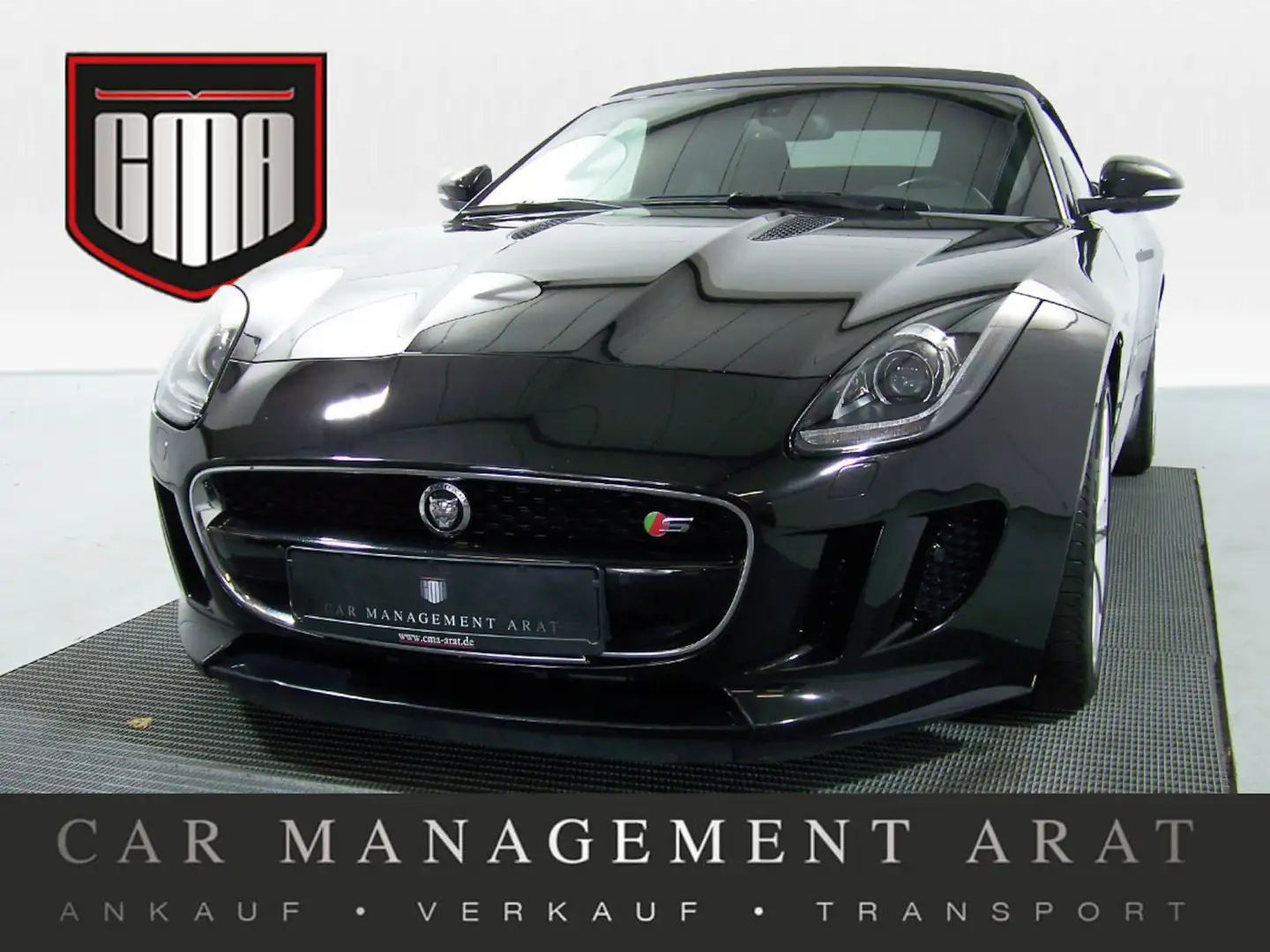 Jaguar F-Type S MERIDIAN+TEMP+KAM+LEDER+NAV+SPORT-ABGAS Schwarz - 1