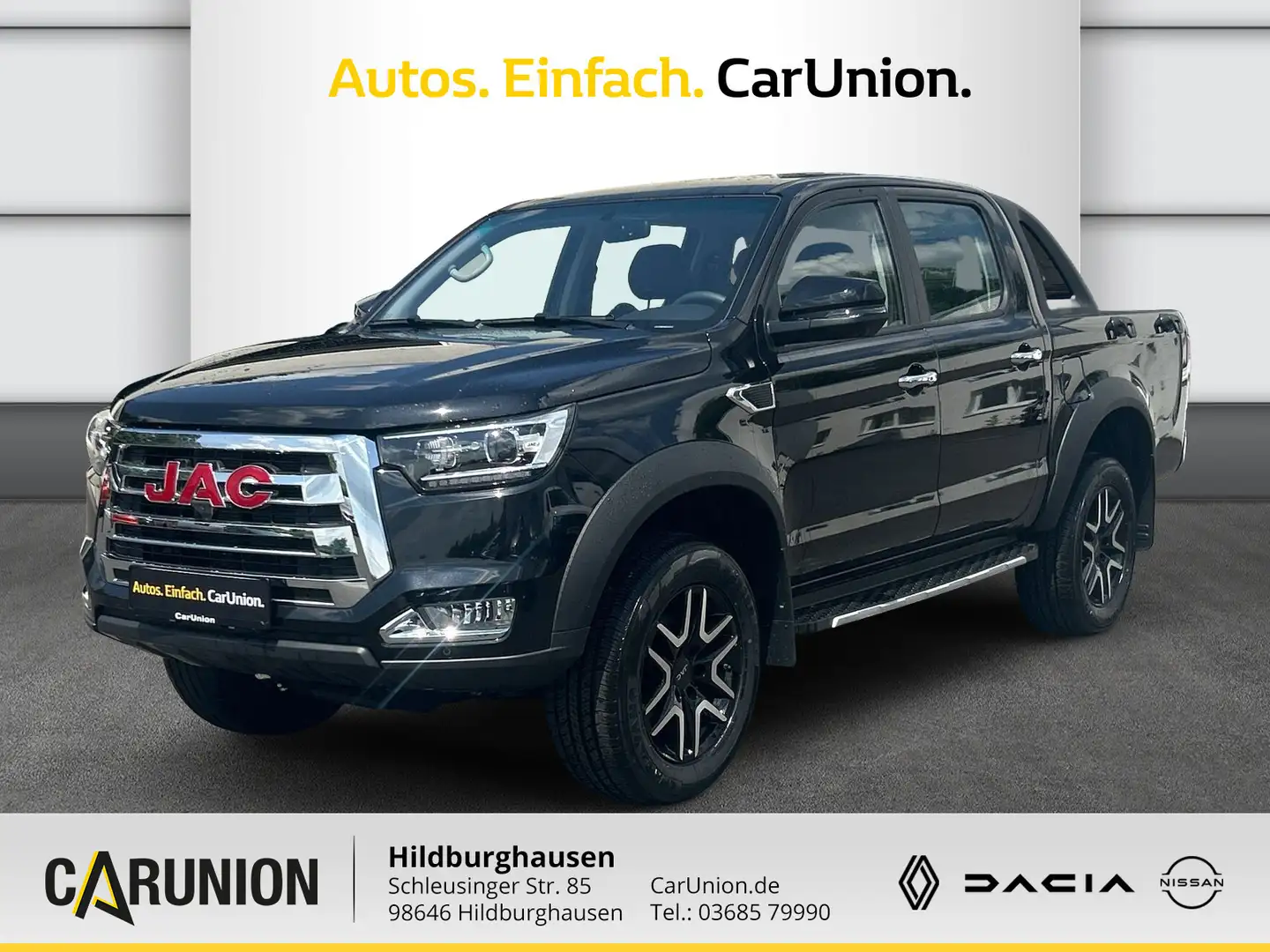 JAC 8 Pick Up Pro 4x4, 2,4L T. LKW Zulassung Black - 1