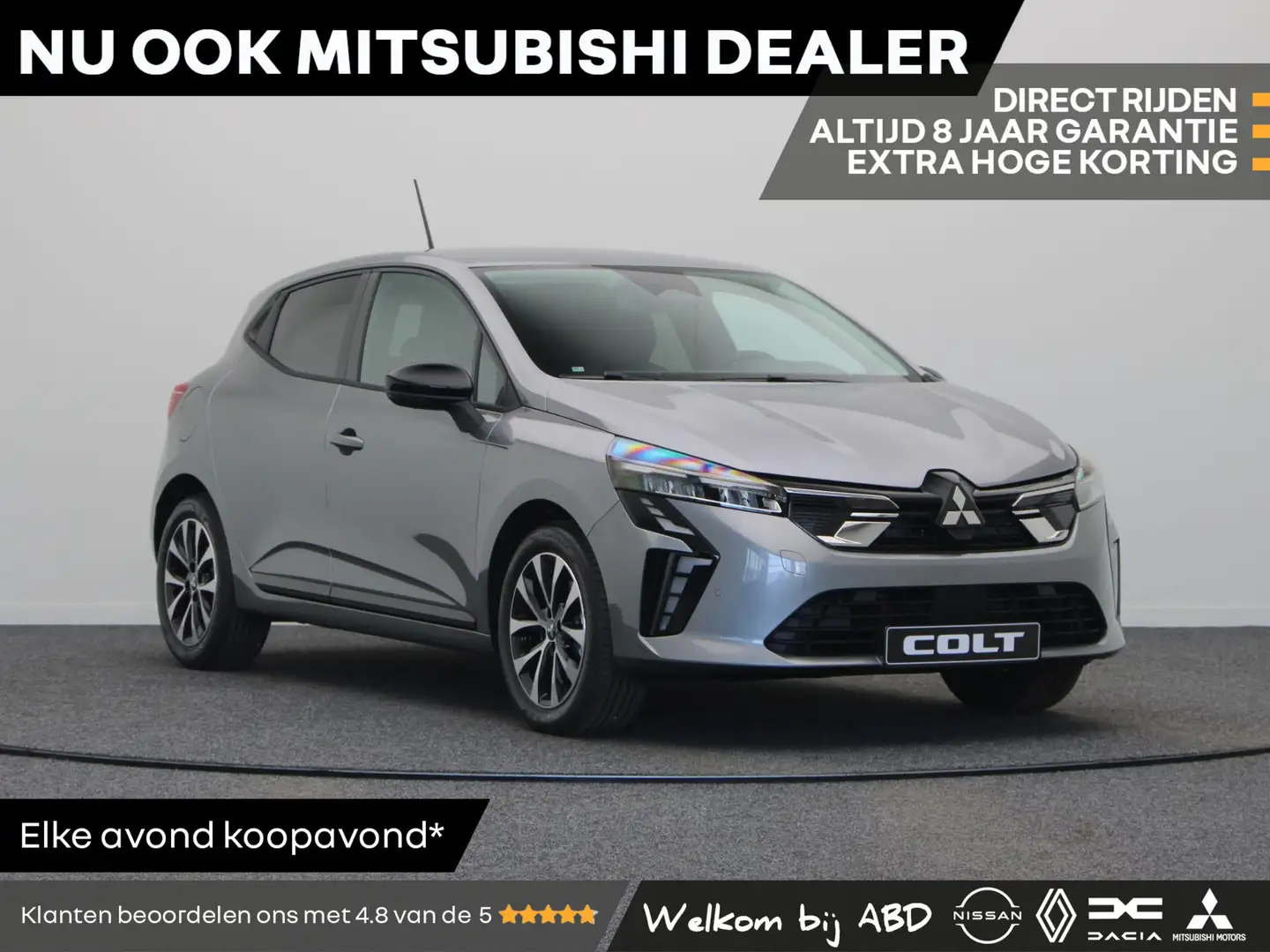 Mitsubishi Colt 1.0T 90pk Intense | 8 jaar garantie | Achteruitrij Grijs - 1